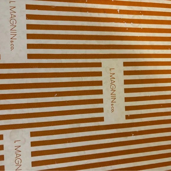 L. Magnin & Co. Striped Hat Box - Picture 3 of 4